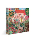 eeBoo- English Cottage-Puzzle 1000 pièces pour Adulte Carton recyclé, PZTCGE