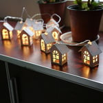 Room Decorative Valentine's Day LED house Home decor Cabin Lamp  String Light