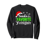 Firefighter Gift Fireman Fire station Santa Xmas Christmas Sweatshirt