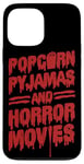 iPhone 13 Pro Max Scary Horror Movie Popcorn Pajamas And Horror Movies Case