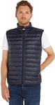 Tommy Hilfiger Doudoune Sans Manches Homme Veste Sans Manches, Bleu (Desert Sky), XXL