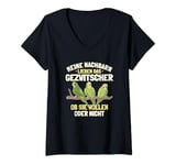 Womens Budgies Neighbours Love The Chirping Budgie V-Neck T-Shirt