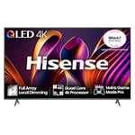 Hisense 65 Inch 144Hz 4K QLED Smart Gaming TV 65E7NQTUK PRO - Full Array Local Dimming, Dolby Vision Atmos, Freesync, Subwoofer, Vidaa OS with Freely, Youtube, Netflix and Disney+ (2024 Model)