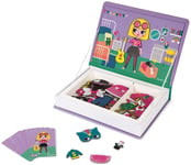 Janod J02718 Magneti'Book Crazy Costumes Educational Game, Girls