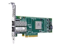 HPE StoreFabric SN1100Q 16Gb Dual Port - Adaptateur de bus hôte - PCIe 3.0 profil bas - 16Gb Fibre Channel x 2 - pour ProLiant DL325 Gen10, DL345 Gen10, DL365 Gen10, DX360 Gen10, XL220n Gen10...