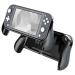 Nintendo Switch Lite Gamepad Grip Case, 2kpl - tummanharmaa