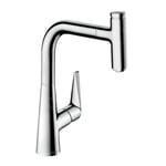 hansgrohe Talis Select M51 Mitigeur de cuisine 220, avec douchette extractible 1 jet, sBox, chromé, 73852000