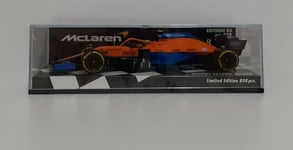 Diecast 1:43 Modèle Auto F1 MINICHAMPS Mclaren Mercedes L.Norris 2021 Static
