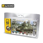 M4A3E8 Sherman Easy Eight Paint Set - Ammo By Mig - MIG7459