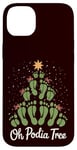 iPhone 14 Plus Oh Podiatree Funny Tree Foot Christmas Staff Squad Xmas Tree Case