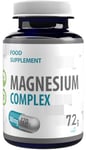 Magnesium Complex L-Threonate, Bisglycinate, Taurate 2000mg Per Serving 120 Vegan Capsules, High Strength, No Fillers or Bulkers