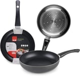 Ibili Indubasic Frying Pan, Aluminium, Black, 20 x 20 x 6 cm