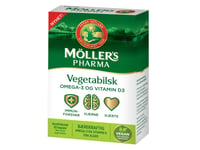 Möller's Pharma Vegetabilsk Omega-3 + Vitamin D3 kapsler 30 stk