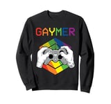 Gaymer pun Gay Pride Gaming Sweatshirt