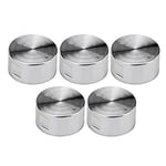 Semoic 5Pcs Metal Gas Stove Knobs 6mm Cooker Control Range Oven Knob Burner Knob Gas Hob Switch Kitchen Replacement Accessories