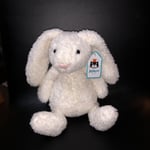 Jellycat “I am Chouchou Bunny” Rare Soft White Bunny Rabbit Plush Toy JELLY2680