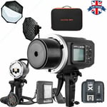 UK Godox AD600BM 600W HSS Flash+X1T-C For Canon+AD-H600B+CB-09+95cm Softbox Kit