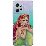 ERT GROUP mobile phone case for Xiaomi REDMI NOTE 12 4G original and officially Licensed Disney pattern Ariel 004 optimally adapted to the shape of the mobile phone, case made of TPU