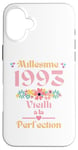 Coque pour iPhone 16 Plus 32 ans femme 1993 idée cadeau anniversaire drôle humour mama