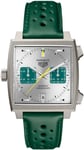 TAG Heuer CAW218E.FC6565 Monaco Chronograph Racing Green Hopea/Nahka Ø39 mm