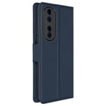 AVIZAR Fodral För Honor 90 Korthållare Plånbok Slim Midnight Blue