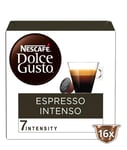 48 Pack Nescafe Dolce Gusto Espresso Intenso Coffee Pods Pack of 3 X 16 Boxes. 