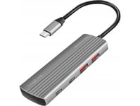 Usb 3.2 Gen2 Hub 4+1-Porte 2X Usb-A 2X Usb-C Pd 100W Aluminum