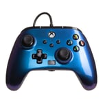 PowerA Enhanced Wired Noir, Bleu USB Manette de jeu Xbox Series S, Xbox Series X - Neuf