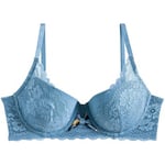 Rembourrés Pomm'poire  Soutien-gorge coques moulées bleu Oh La La