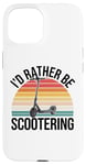 iPhone 15 Scooter Electric Retro Vintage Street Stunt E-Scooter Tricks Case