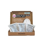 Ecoegg Laundry Egg Refills for Whites + Lights | 4in1 Replacement for detergent, softener, oxi power + stain remover | Non bio | Sensitive Skin | 50 Washes | Fresh Linen