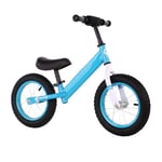 2 À 6 Ans Draisienne pour Enfants Vélovélo Bebe sans Pédale en Aluminium Vélo Draisienne Enfants Équilibre Guidon Et Selle Réglable en Hauteur Et Roues,Bleu,12 inches