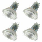 4 x Crompton 6119 LED GU10 Bulbs Cool White 5 Watt 4000K Dimmable 390lm 6119