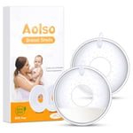 Aolso Coques collectrices de lait Coupelles recueil-lait Milk Collection Shells Recueille les fuites pendant la tétée, Sans BPA Plus de lait gaspillé ou de coussinets d'allaitement gaspillés, lot de 2