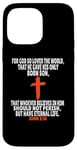 iPhone 14 Pro Max John 3:16 Bible Verses Scripture Case