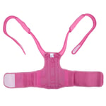 (pink M) 02 015 Back Straightener Adjustable Shoulder Breathable Posture