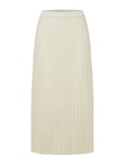 Selected Femme Slfalexis Mw Midi Skirt B Noos Kräm