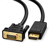 UGREEN Displayport to VGA Cable DP to VGA Adapter Male to Male for PC Desktop 2M