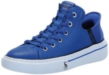 Skechers Mens Hands-Free Slip-ins X Snoop Dogg One Boss Life Canvas Sneaker, Blue Canvas, 4 UK