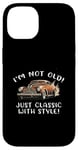 Coque pour iPhone 14 Graphisme cadeau de voiture vintage I'm Not Old I'm Classic with Style