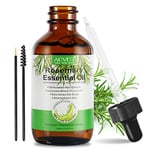 Rosemary Oil for Hair Growth 60ML, Rosemary Essential Oil for Dry Scalp, Nourishes The Scalp, Strengthens Hair & Stimulates Hair Growth, Improves Blood Circulation, Rosemary Hair Oil Skin Care