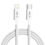 Tech-Protect Ultraboost Lite 27W / 3A Lightning til USB-C-Kabel 2m - Grå