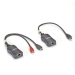 BLACK BOX Line-Powered Extender HDMI over CATx - Kit - video/lyd-forlenger - TAA-samsvar