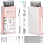 Kit De Nettoyage Pour Iphone Airpods Claviers Ordinateurs Et Tablettes,Nettoyeur D'Écran Multifonctionnel Pour Ecouteurs,Téléphones,Appareils Photo,Tout-En-Un Avec Brevet-Rose[SMA072551]