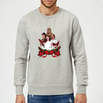 Star Wars Jedi Carols Grey Christmas Jumper - M