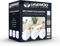 3X Plug Adapter WIFI Smart Standard Wireless Adapter For Amazon Alexa Google UK