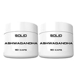 2 x SOLID Nutrition Ashwagandha, 90 caps