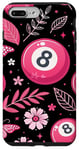 iPhone 7 Plus/8 Plus Retro Pink Lucky Disco 8 Ball For Women Case