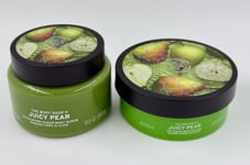 The Body Shop Juicy Pear Body Butter 200ml Scrub 250ml Discontinued Gift Set New