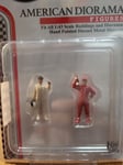 Set 2 Figurine Pilote Racing Legend 2000 S 1/43 American Diorama